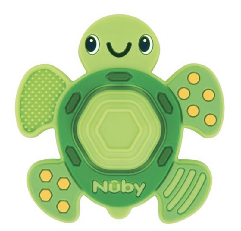Teethe N' Pop Sensory Play Teether | Turtle – Nuby