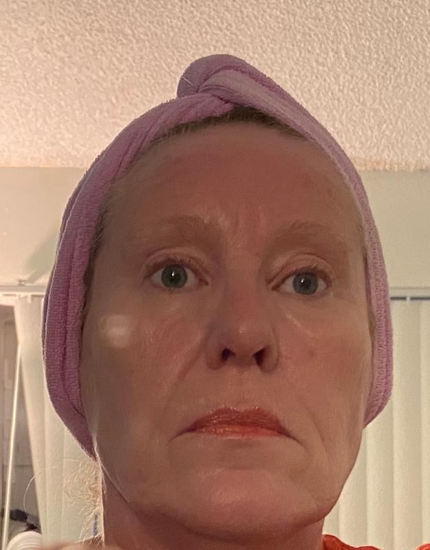 After a week. Untouched just lipstick nothing else.