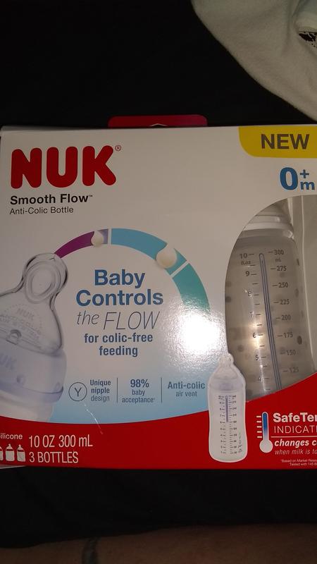 NUK® Smooth Flow™ Pro Anti-Colic Bottle, 10 oz