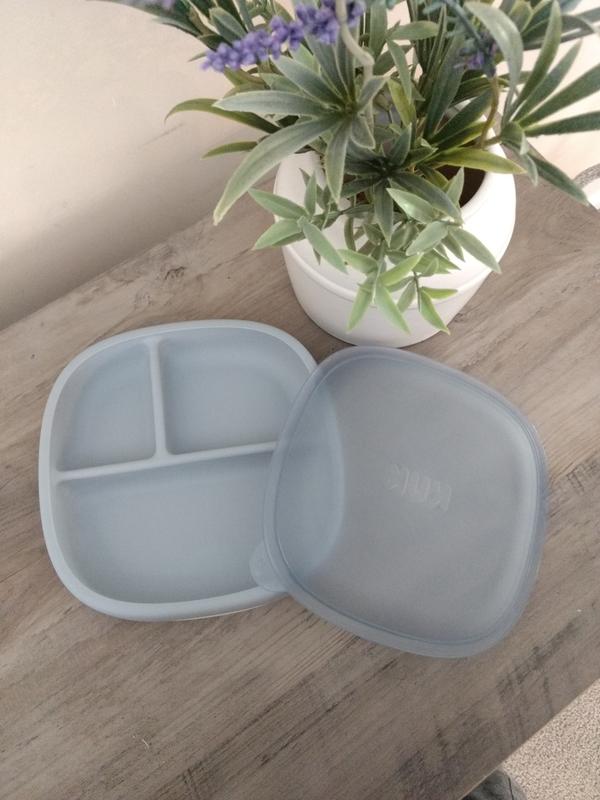 Silicone Suction Plates with Lids