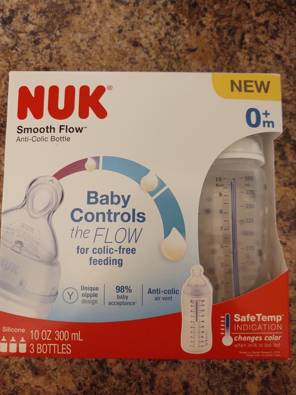 NUK Smooth Flow™ Pro Anti-Colic Baby Bottle, 5 oz, 1-Pack 