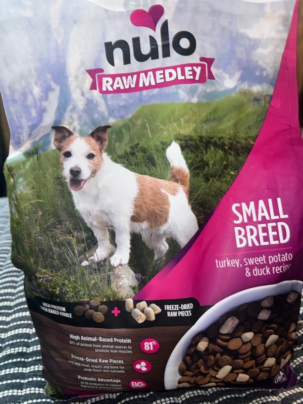 Nulo Raw Medley For Small Breeds Turkey, Sweet Potato Duck