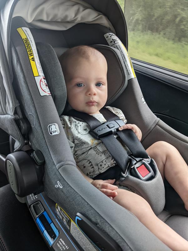 We love this car seat. It's really easy to keep the straps even and to pull them snug enough to pass the pinch test. The car seat was comfortable for him, in addition to safe, and he stopped crying on car rides. The crotch buckle pad added comfort too!