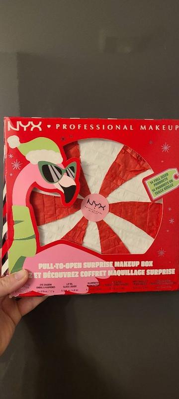 PULL-TO-SLEIGH SURPRISE MAKEUP BOX - NYX PROFESSIONAL MAKEUP