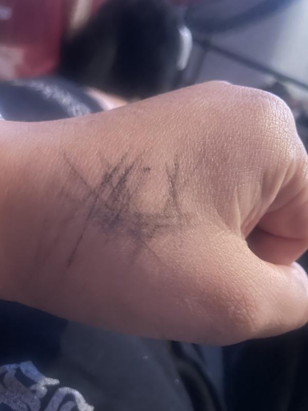 How dry it was and nothing on the brush