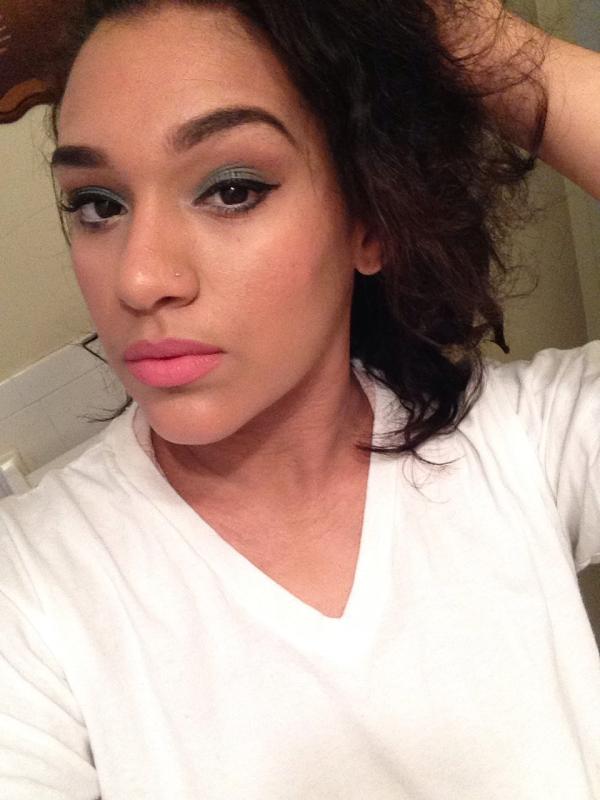 This is The Zurich Soft Matte im wearing on my lip and my Brow pen In the color Medium Brown