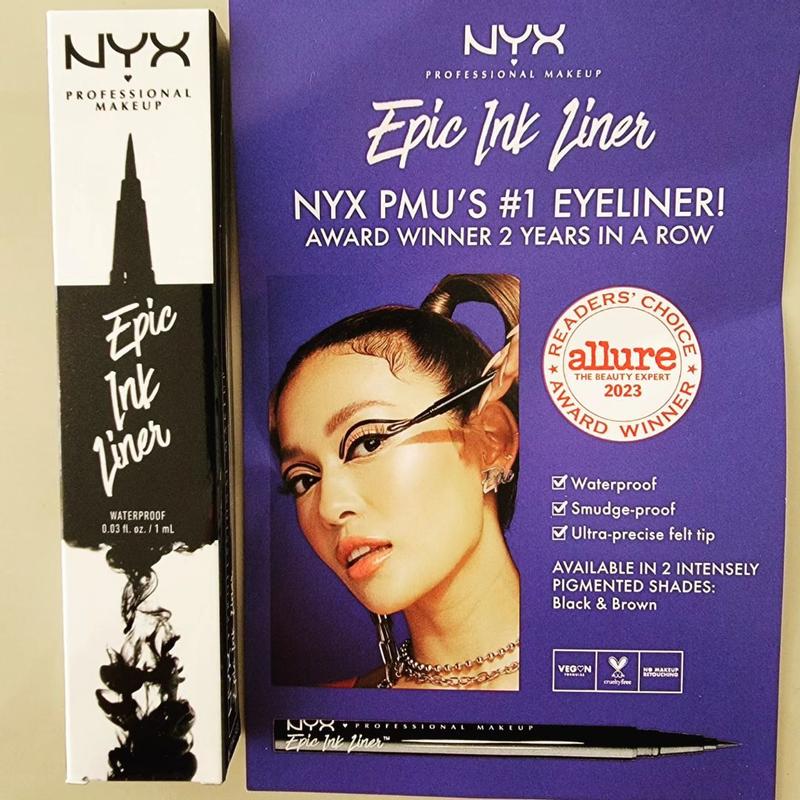 NYX Epic Ink Eye Liner Black, 0.03 Fl Oz | Meijer