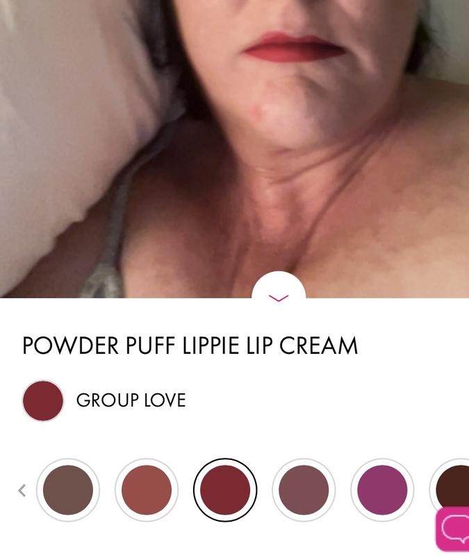 What it looks like using the “try on” option.