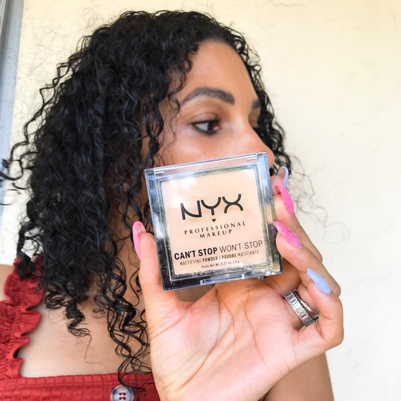 Nyx Professional Makeup CAN'T STOP WON'T STOP MATTIFYING POWDER - Cipria -  02 light/indefinito 