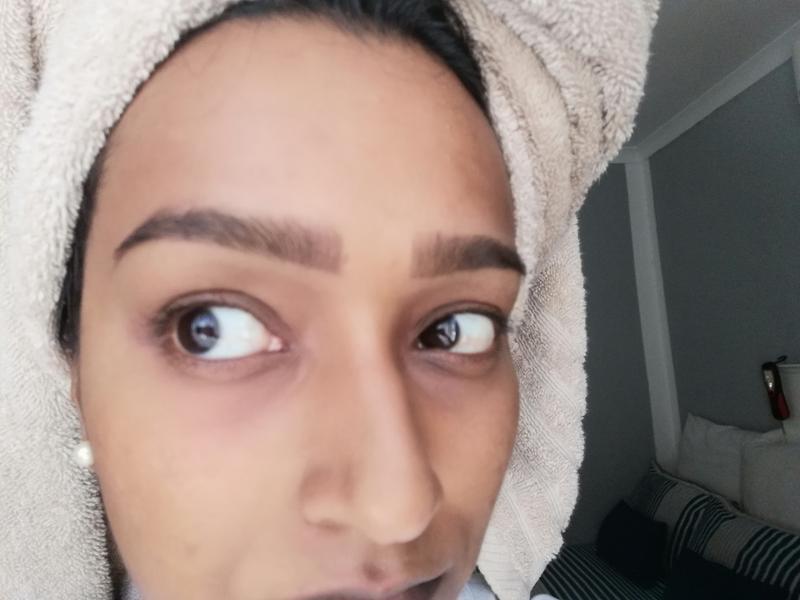 My brows r 50% this, but look at it with the product