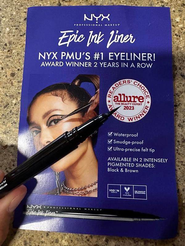 NYX Epic Ink Eye Liner Black, 0.03 Fl Oz | Meijer | Eyeliner