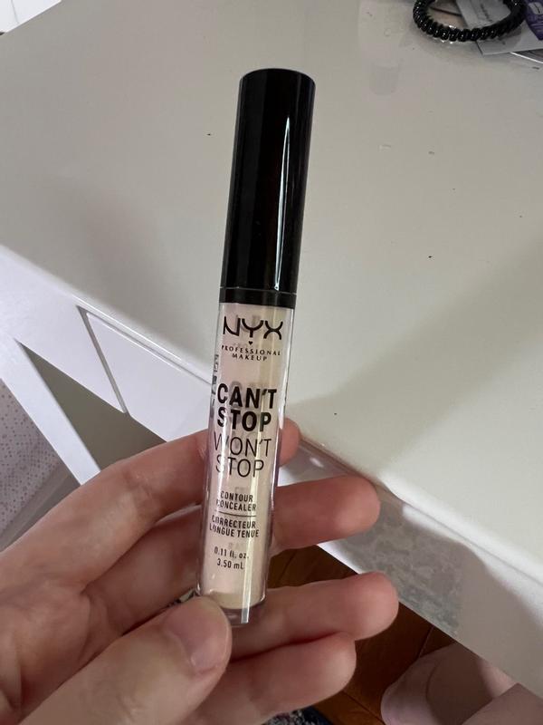 NYX Medium Olive Can't Stop Won't Stop Concealer Review & Swatches