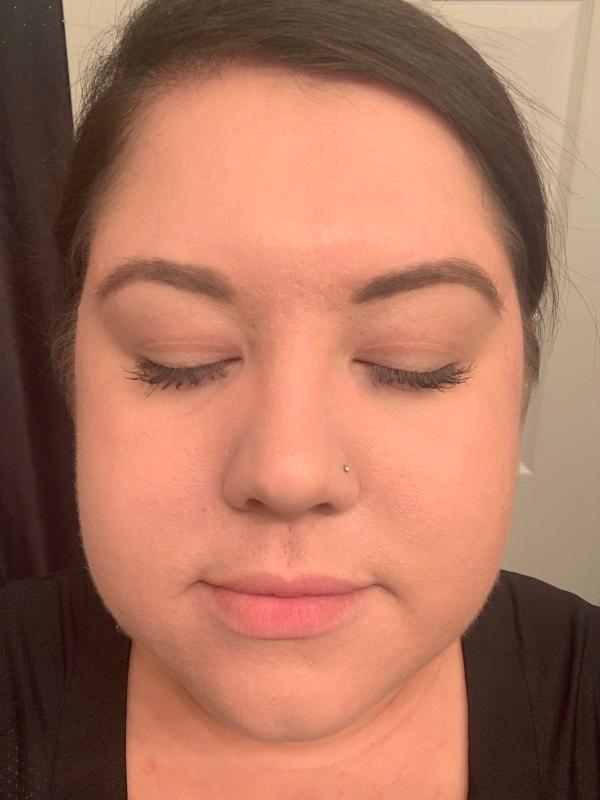 Wearing the new On the Rise Mascara