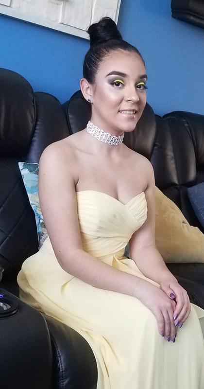 The makeup I did for my daughter's Spring gala.
