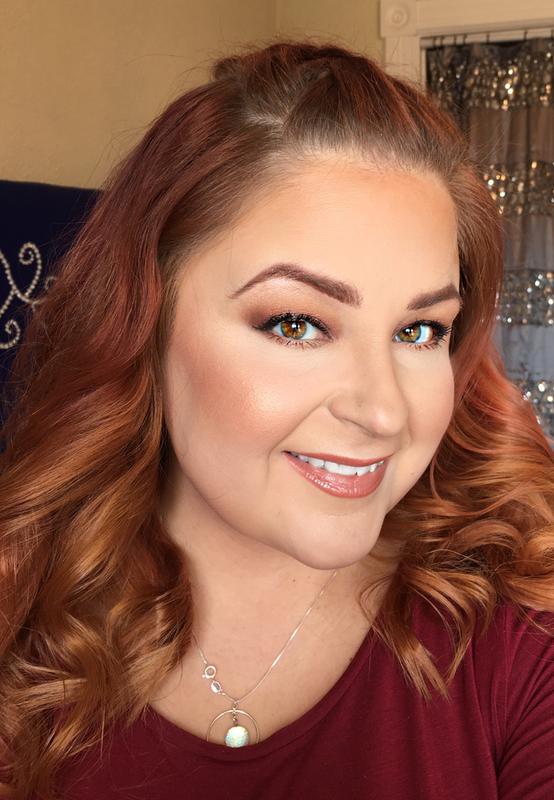 Duochrome highlighter as my blush