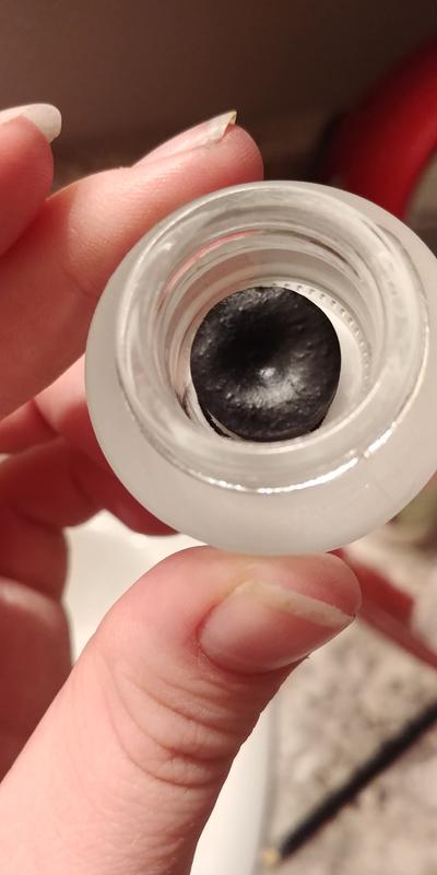 It doesnt even take up all the space in the glass