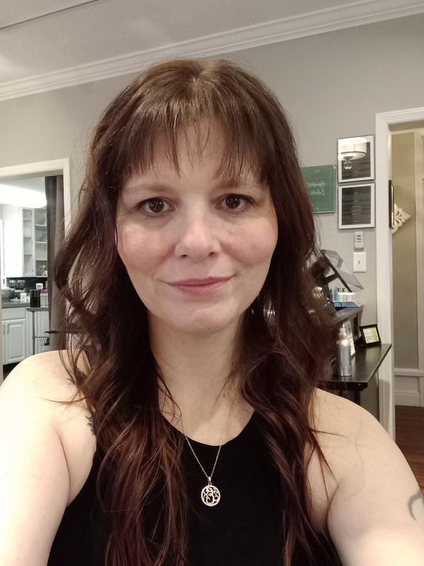 First try with Nyx Bare with me setting spray