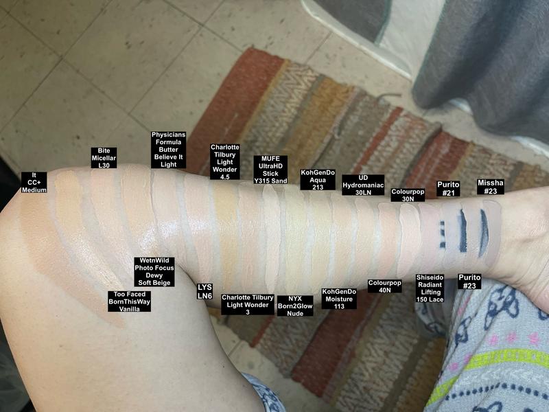 NYX Born to Glow in Center (next to KGD 213)