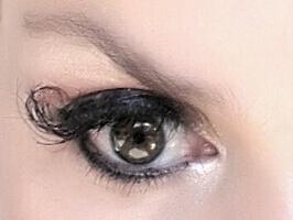 Nyx Skinny Mascara on upper & lower lashes