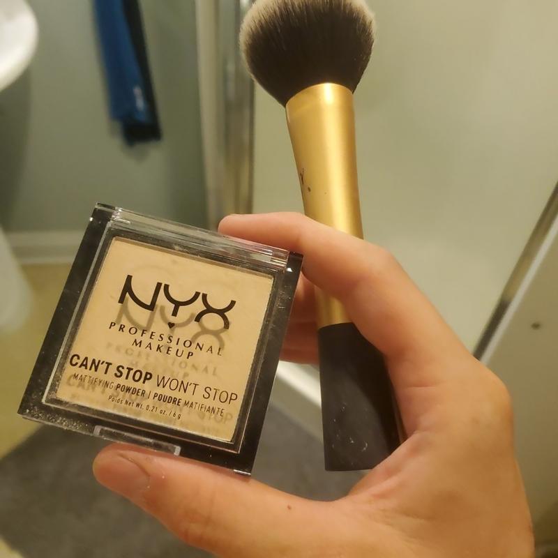 NYX Professional Makeup Can\'t Stop Powder, Walgreens Won\'t Stop | Mattifying Pressed Mocha