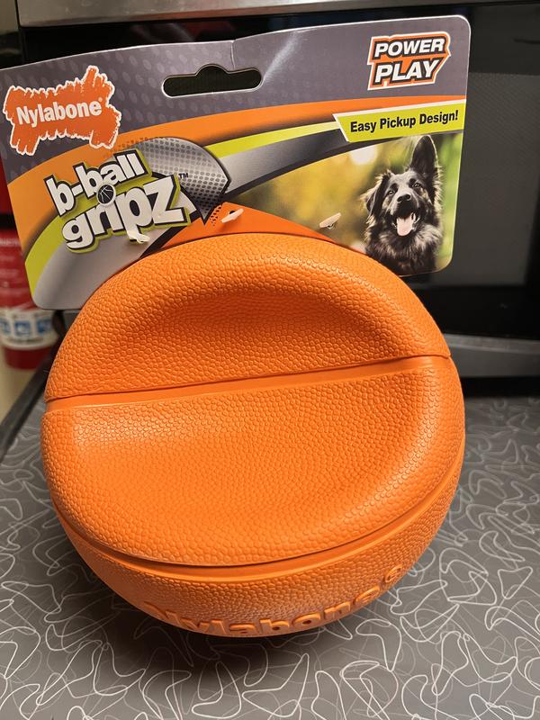 Nylabone Power Play Gripz Baseball Dog Toy, Medium