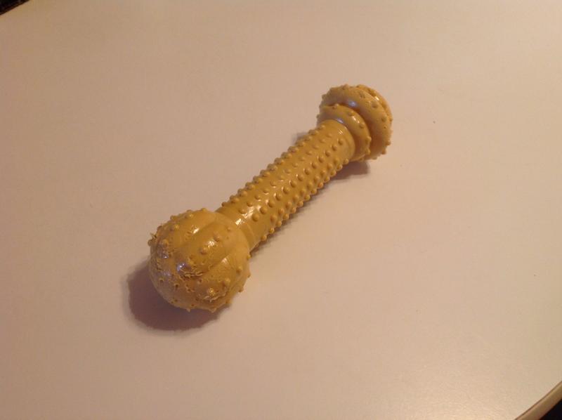 Holding up to my strong style chewing dog.