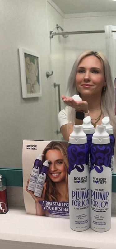 Plump for Joy Volumizing Foam Shampoo