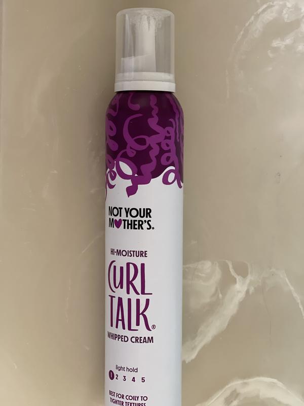 Not Your Mothers Hair Curl Talk Hi-Moisture Whipped Cream 7Oz