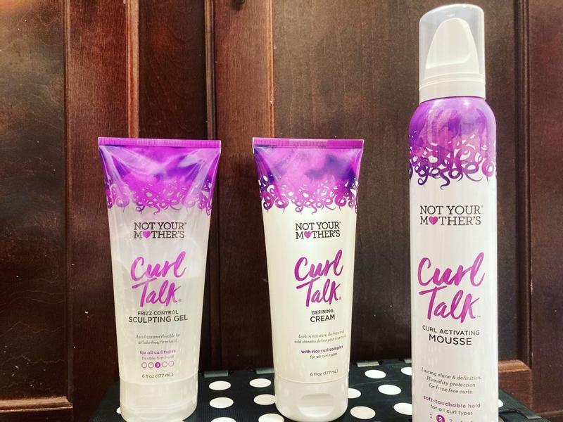 Not Your Mother's Curl Talk Curl Activating Hair Mousse for Lightweight  Hold, 7 oz