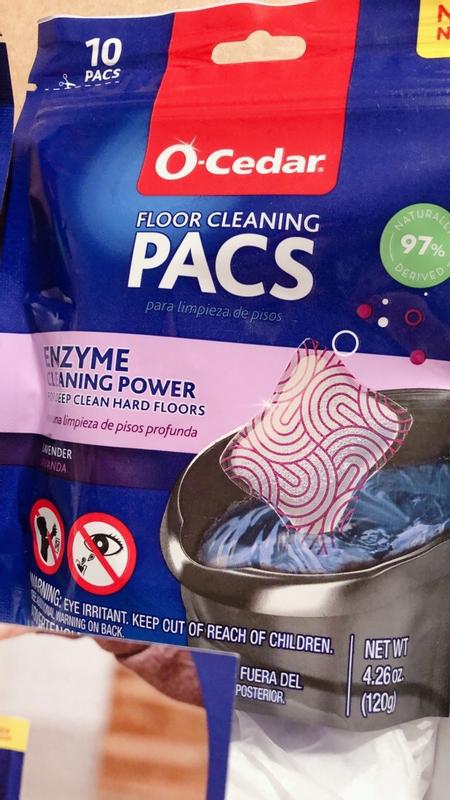 O-Cedar PACS 10-Count Lavender Packet Floor Cleaner in the Floor