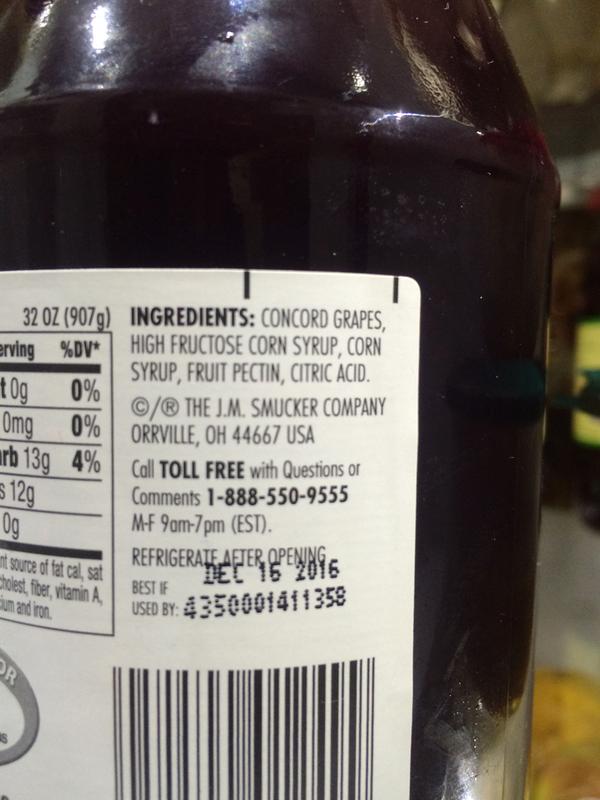 smuckers grape jelly label