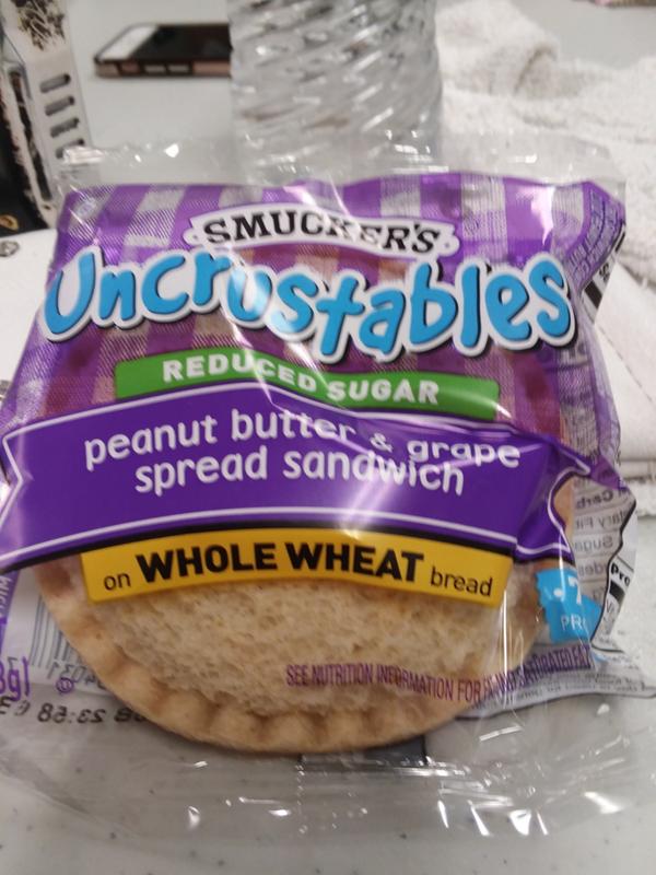 Uncrustables Peanut Butter Grape Jelly Uncrustables Sandwiches