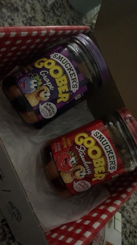 Smucker's Goober Peanut Butter and Grape Jelly Stripes, 18 Ounces