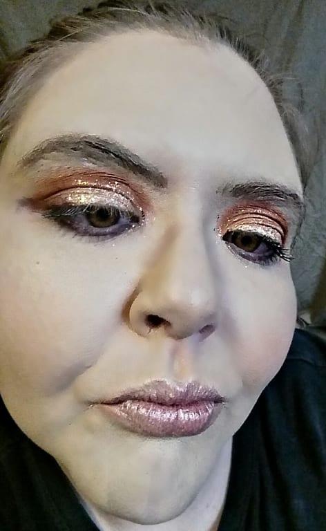 The look I did using this foundation.