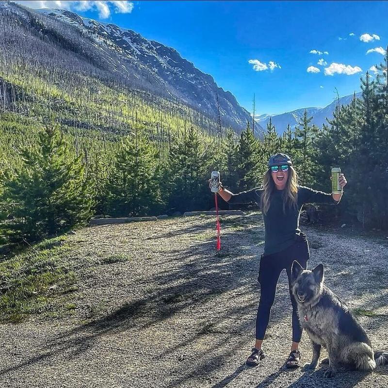 Customer photo for "The coziest, yet breathable base layer for mountain treks!"