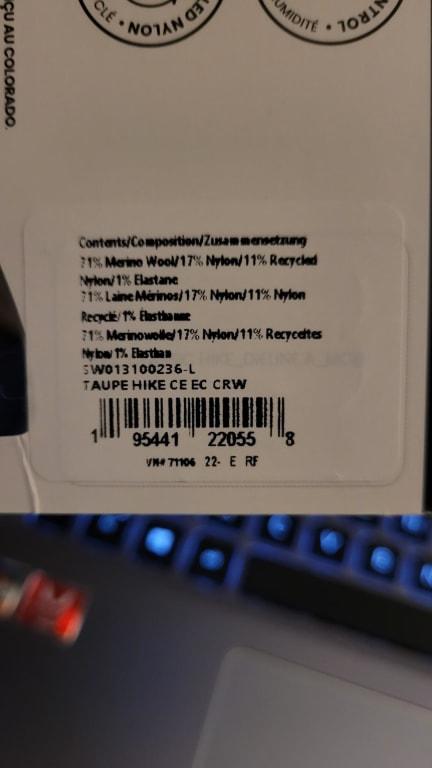 Photo submitted with review of product