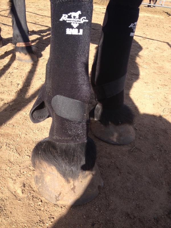 How the boots separated after a few steps.