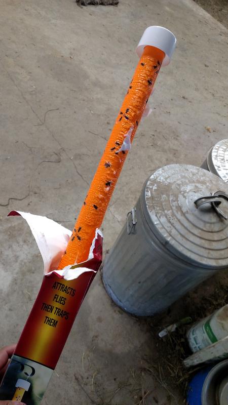 To much of the box stuck to the stick.