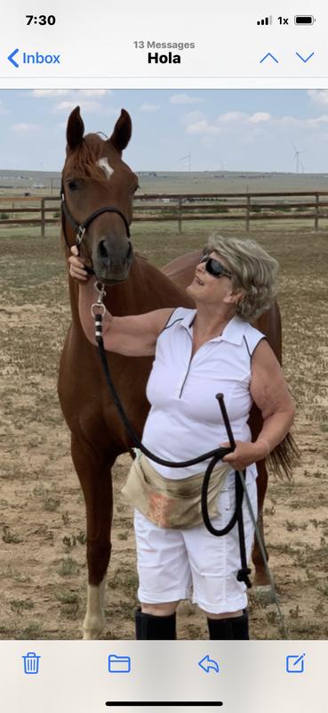 Nikki & owner Kathy Bury bond since birth 💕