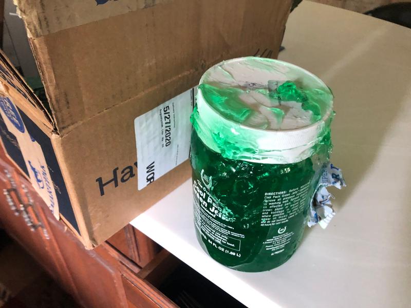 Second was at least in a bag.