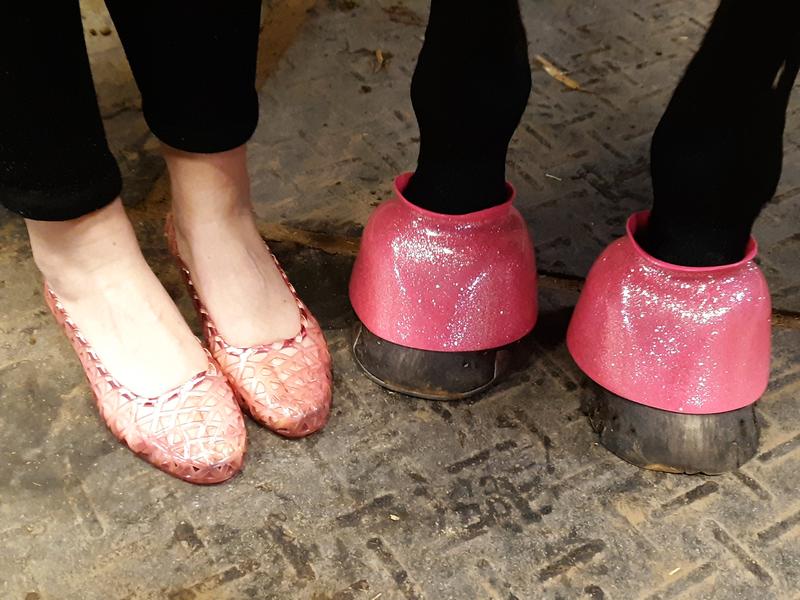 Carma and I have matching shoes!