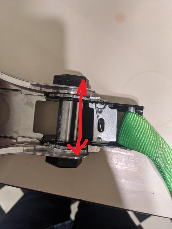 bent outwards