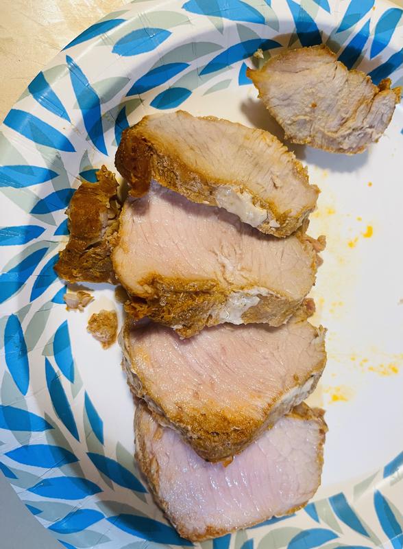 Slow Smoked Mesquite Flavor Marinated Fresh Pork Loin Filet