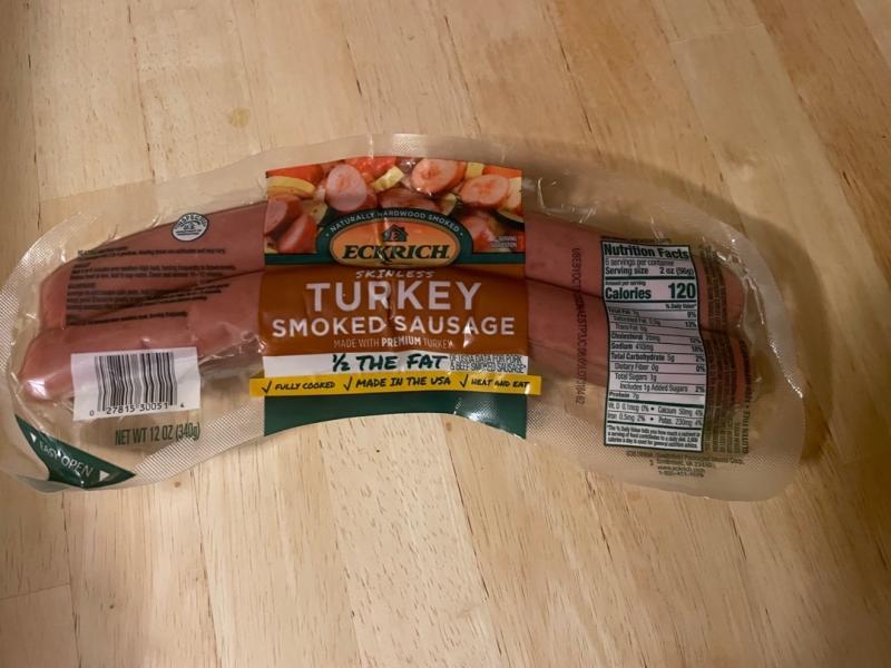 Eckrich smoked turkey clearance sausage