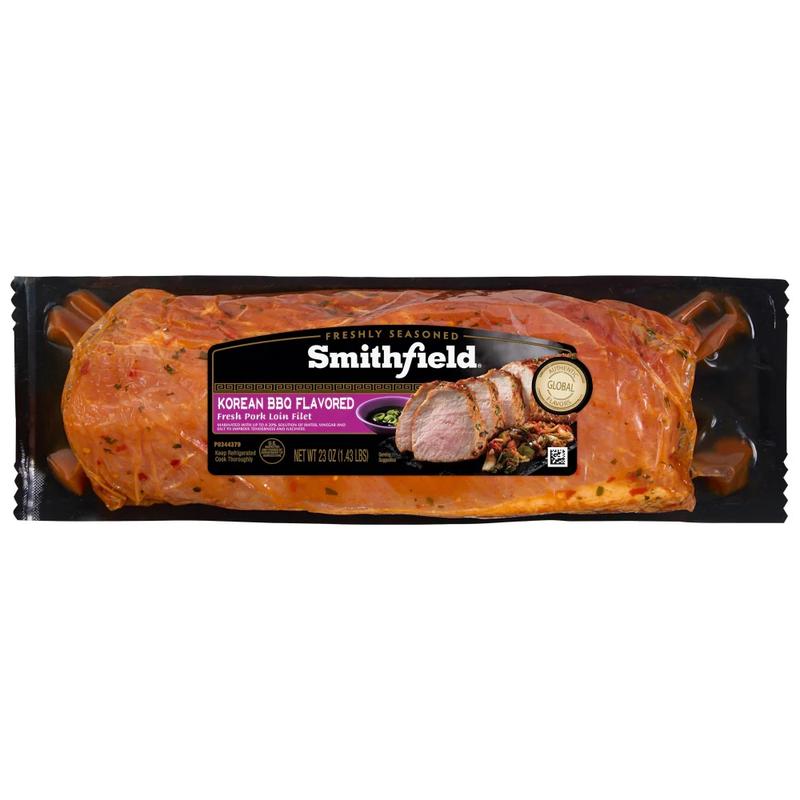Korean BBQ Marinated Pork Loin Filet | Smithfield