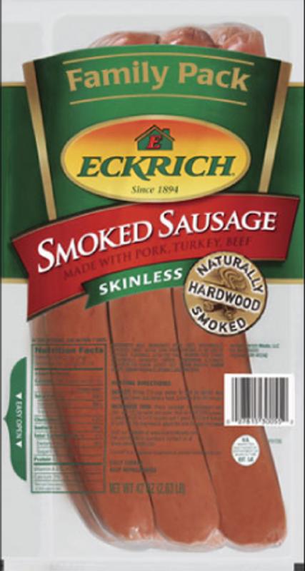 Eckrich skinless outlet smoked sausage