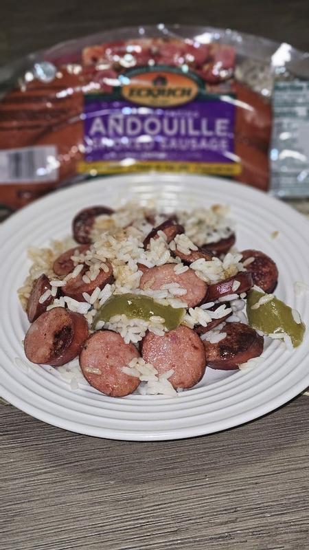 Andouille Natural Casing Smoked Sausage Rope | Eckrich