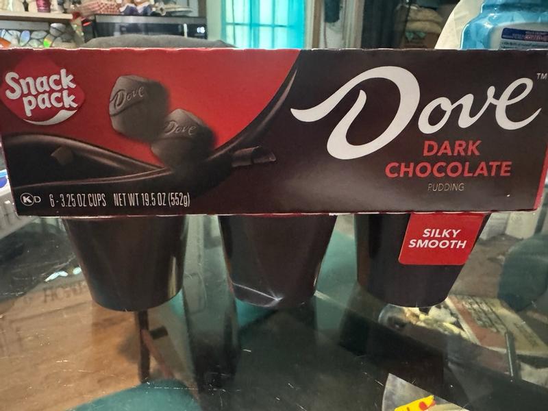 DOVE™ Dark Chocolate Pudding Cups | Snack Pack