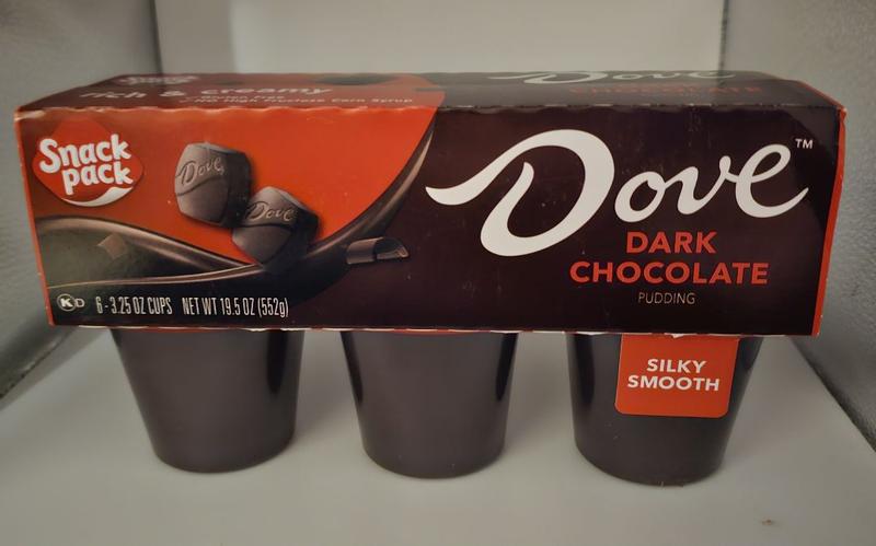 DOVE™ Dark Chocolate Pudding Cups | Snack Pack
