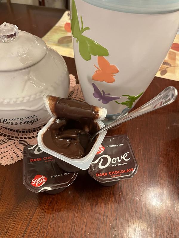 DOVE™ Dark Chocolate Pudding Cups | Snack Pack